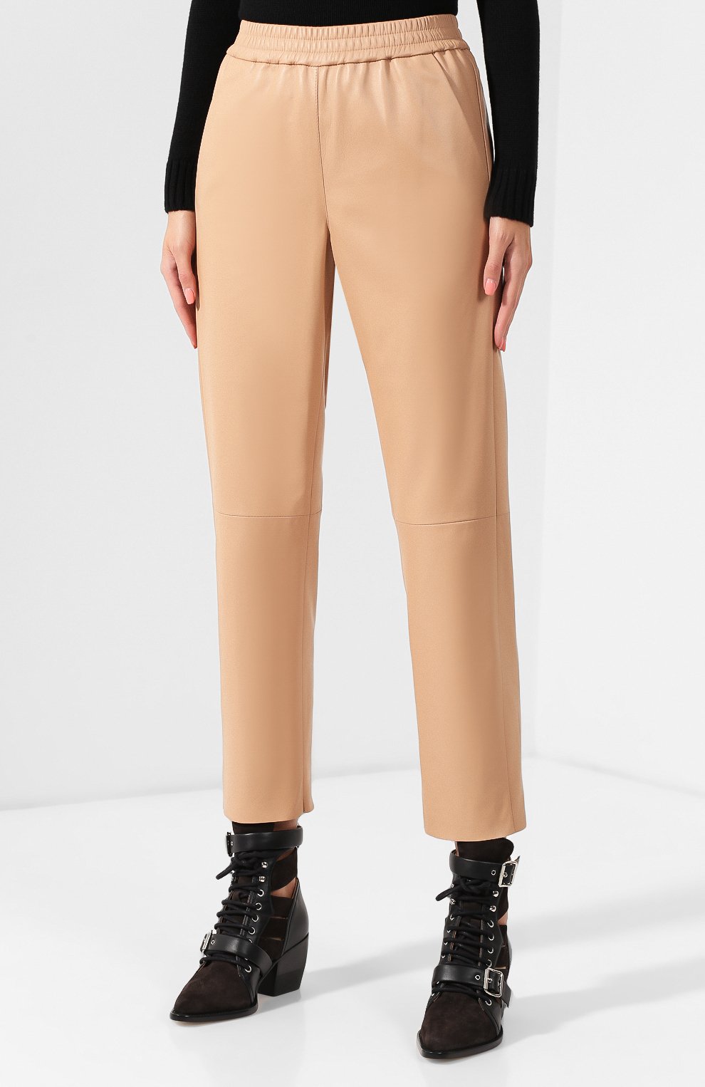 Кожаные брюки DROME, арт. DPD1852VC/D400C, фото 3