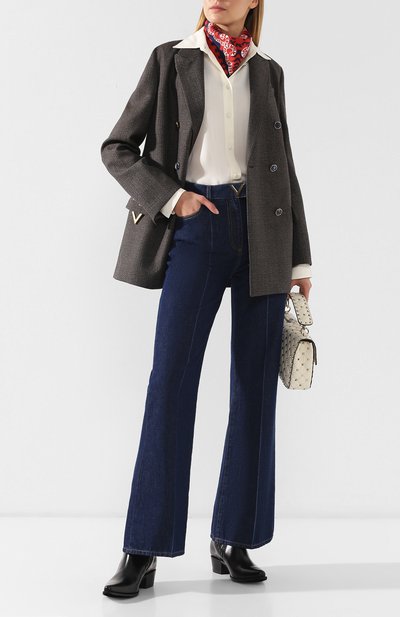 Джинсы со стрелками VALENTINO, арт. RB3DD08A4BD, фото 2