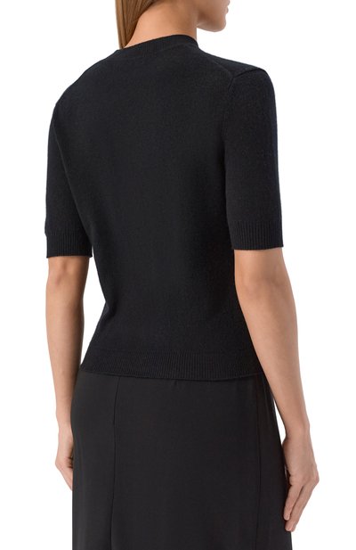 Пуловер из шерсти и кашемира ELLYME черного цвета по цене 16900 руб., арт. 00345, фото 4 Пуловер из шерсти и кашемира ELLYME, арт. 00345, фото 4