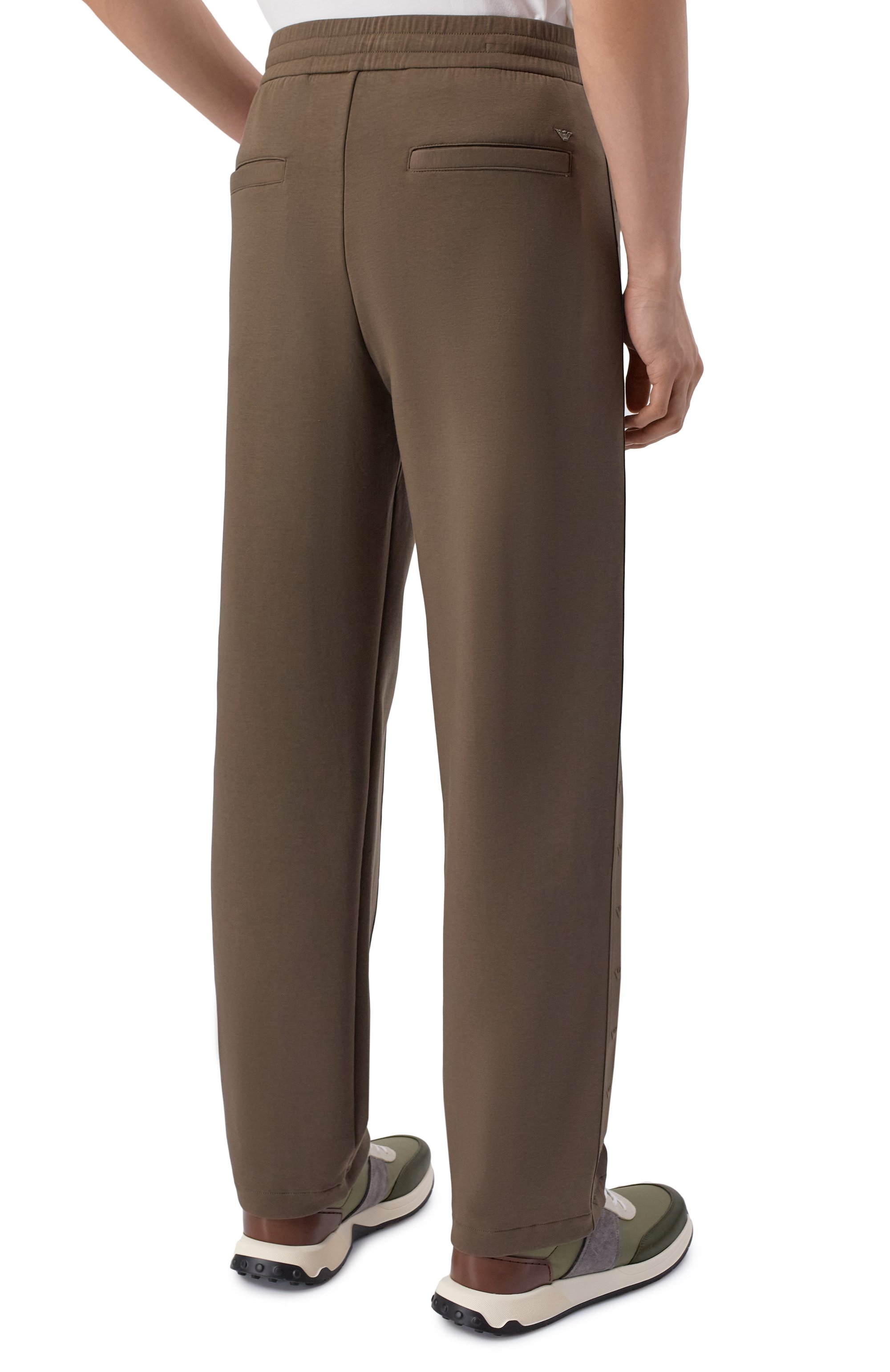 Хлопковые брюки EMPORIO ARMANI, арт. EM005223/AF10013, фото 4