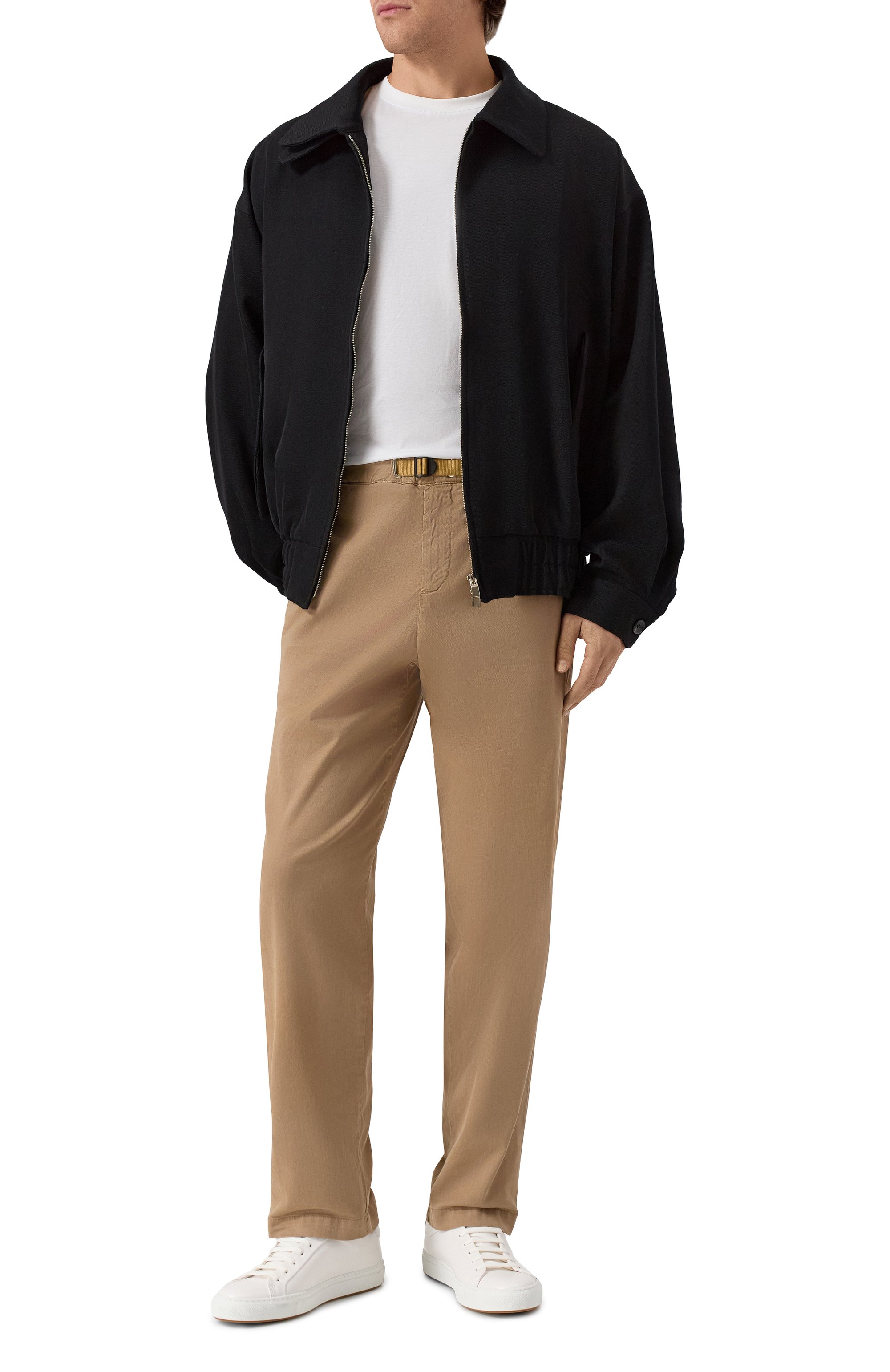 Брюки WHITE SAND бежевого цвета по цене 27550 руб., арт. 25WSU68/273, фото 2 Брюки WHITE SAND, арт. 25WSU68/273, фото 2