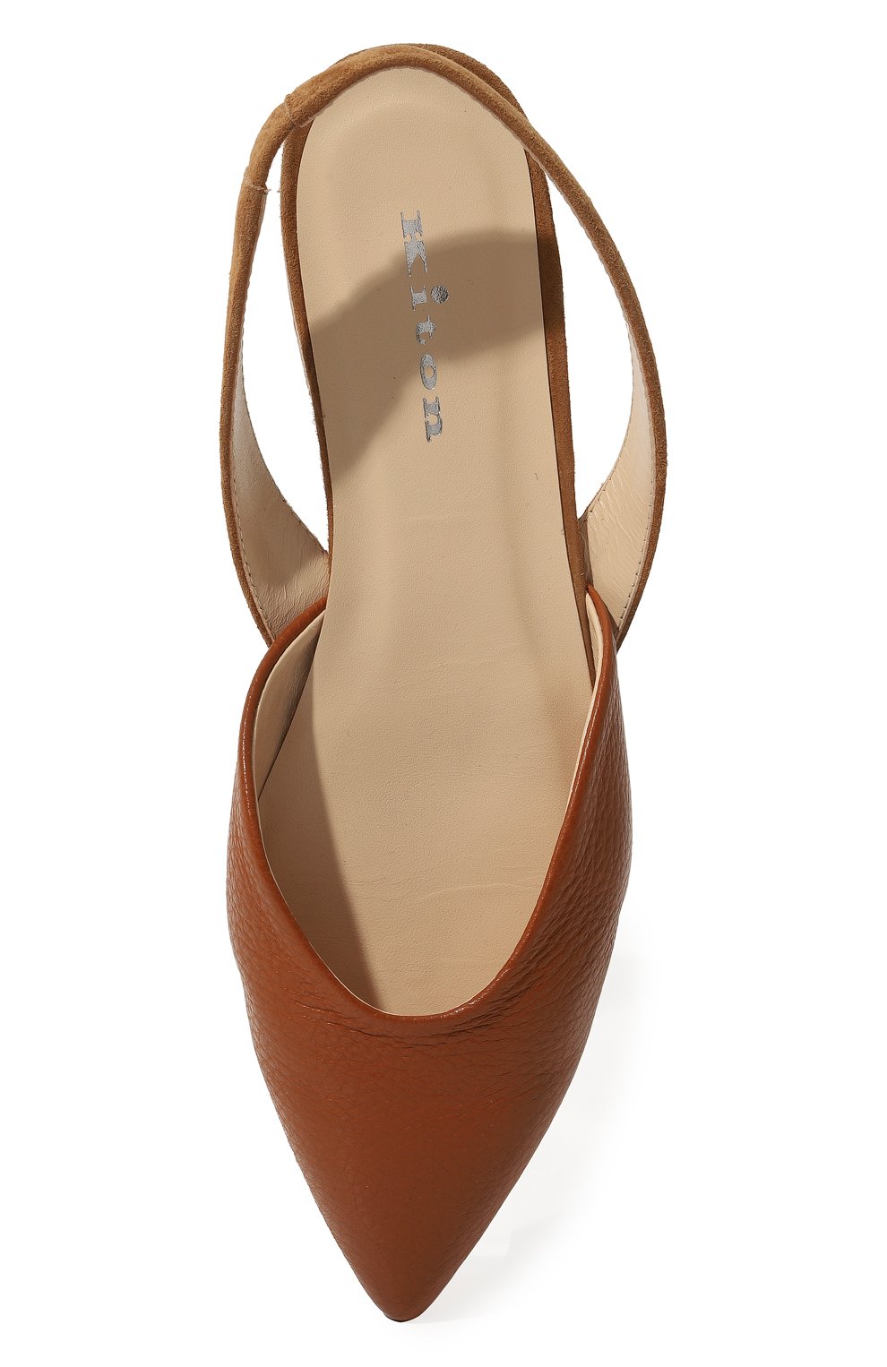 Кожаные балетки KITON, арт. D55809X04R99, фото 6