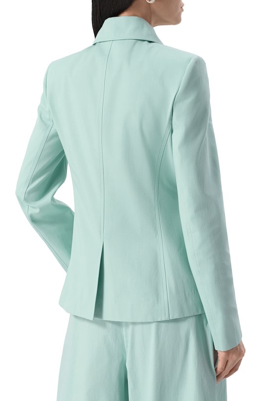 Хлопковый жакет Nina Ricci 25PCVE010/C01086 Зелёный  25PCVE010/C01086 Фото 4