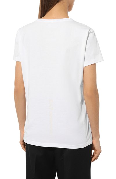 Хлопковая футболка EA7, арт. 8NTT66/TJFKZ, фото 4