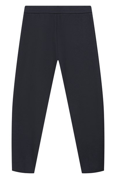 Хлопковые брюки EMPORIO ARMANI темно-синего цвета по цене 19950 руб., арт. EG000636/AF20698, фото 2 Хлопковые брюки EMPORIO ARMANI, арт. EG000636/AF20698, фото 2