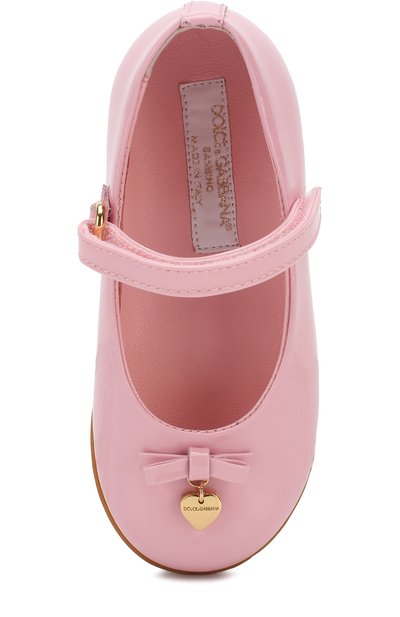 Кожаные балетки DOLCE & GABBANA, арт. D20057/A1328/19-28, фото 4