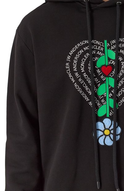 Хлопковое худи 1 moncler jw anderson MONCLER GENIUS, арт. 8G00003/M2682, фото 5