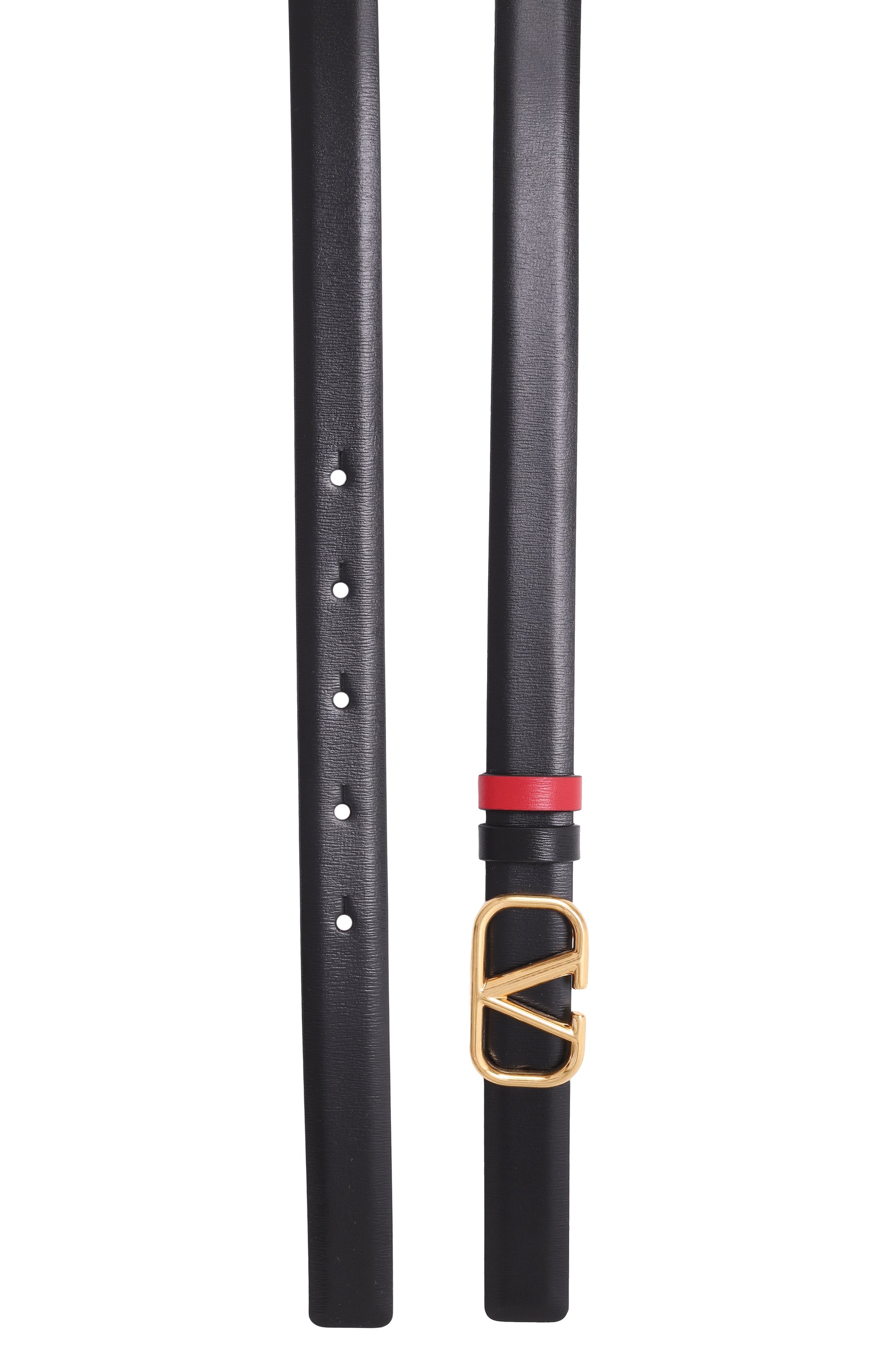 Двусторонний ремень vlogo signature VALENTINO черного цвета по цене 51500 руб., арт. 6W2T0S12/ZFR, фото 3 Двусторонний ремень vlogo signature VALENTINO, арт. 6W2T0S12/ZFR, фото 3