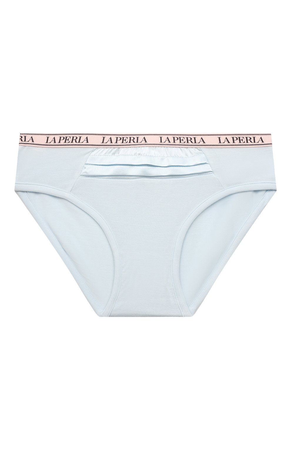Трусы-слипы LA PERLA голубого цвета по цене 6415 руб., арт. 70347/8A-14A, фото 1 Трусы-слипы LA PERLA, арт. 70347/8A-14A, фото 1