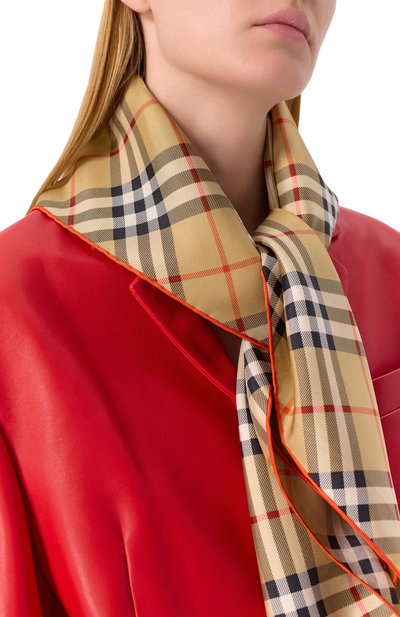Шелковый платок BURBERRY, арт. 8088140, фото 2