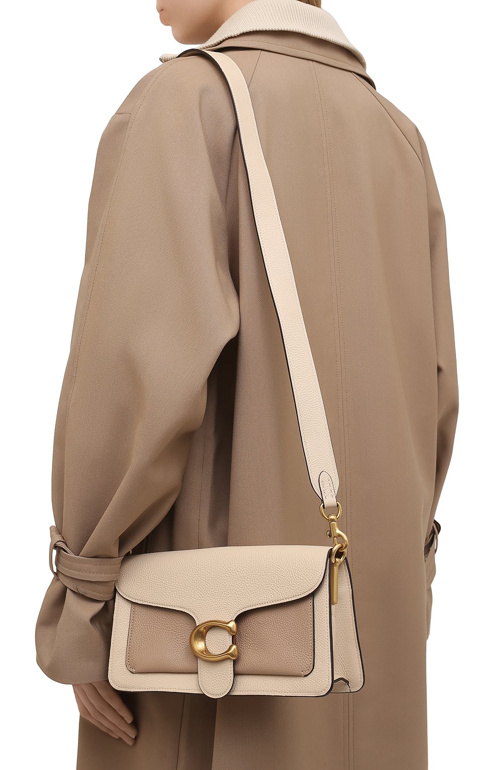 Сумка tabby small COACH бежевого цвета по цене 59400 руб., арт. 76105, фото 5 Сумка tabby small COACH, арт. 76105, фото 5