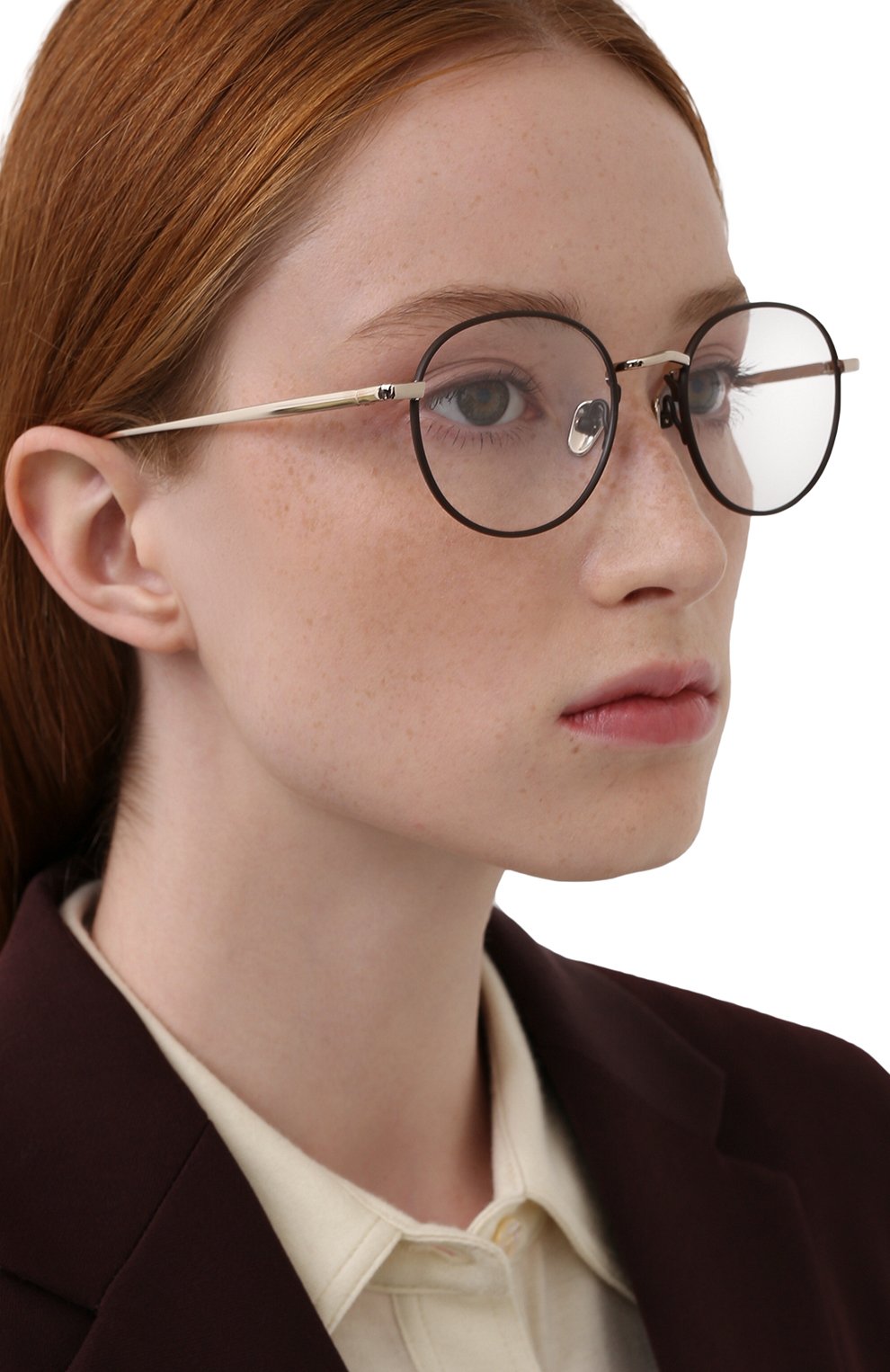 Оправа LINDA FARROW черного цвета по цене 64700 руб., арт. LFL1230C4 0PT, фото 2 Оправа LINDA FARROW, арт. LFL1230C4 0PT, фото 2