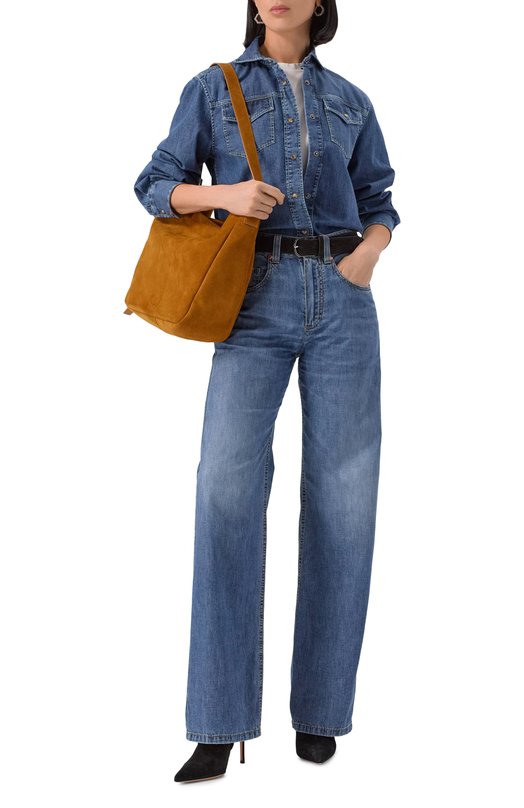 Сумка-тоут Kiton DSEREN0125701 Коричневый  DSEREN0125701 Фото 7