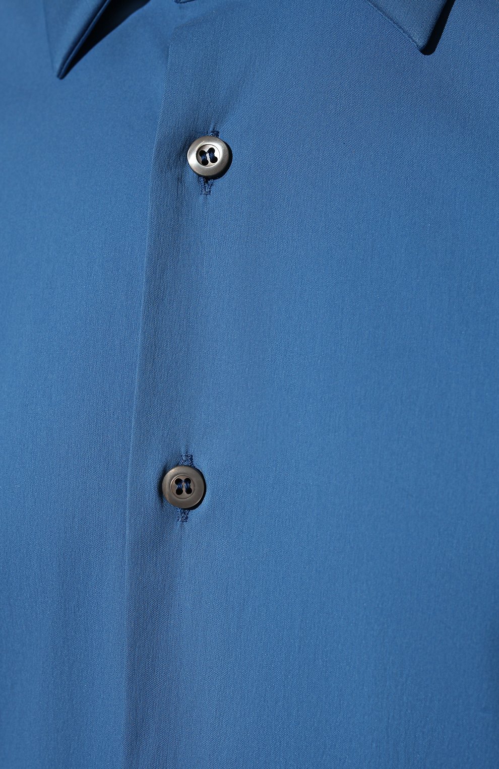 Хлопковая рубашка PRADA синего цвета по цене 65000 руб., арт. UCM608-F62-F0013, фото 5 Хлопковая рубашка PRADA, арт. UCM608-F62-F0013, фото 5