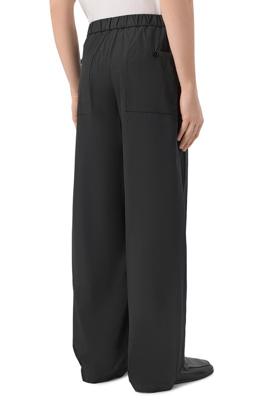 Хлопковые брюки-карго Jil Sander J47KA0295/J45292 Чёрный  J47KA0295/J45292 Фото 4