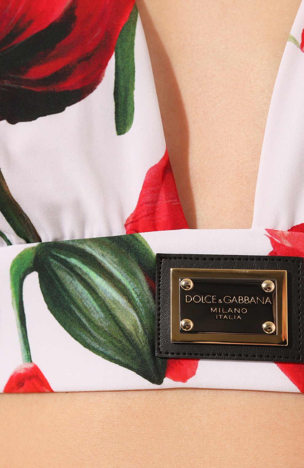 Топ DOLCE & GABBANA красного цвета по цене 49800 руб., арт. F761PT/FSG5Z, фото 5 Топ DOLCE & GABBANA, арт. F761PT/FSG5Z, фото 5