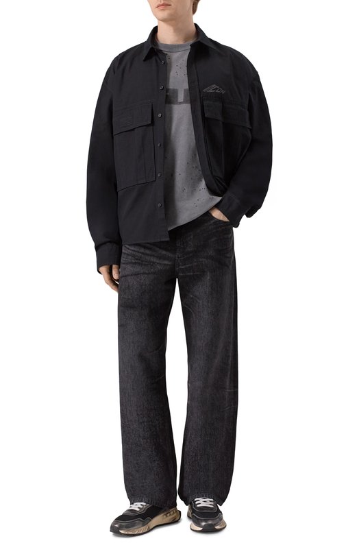 Хлопковая футболка Ksubi MPF25TE025 Серый  MPF25TE025 Фото 2