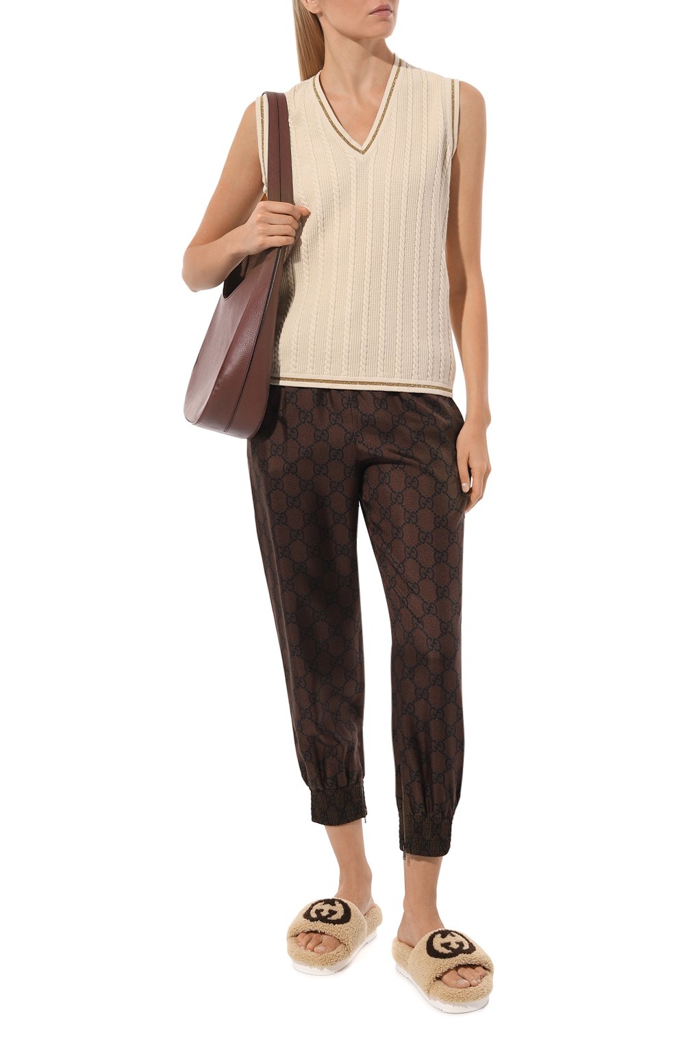 Шелковые джоггеры GUCCI, арт. 625005 XJCL5, фото 2