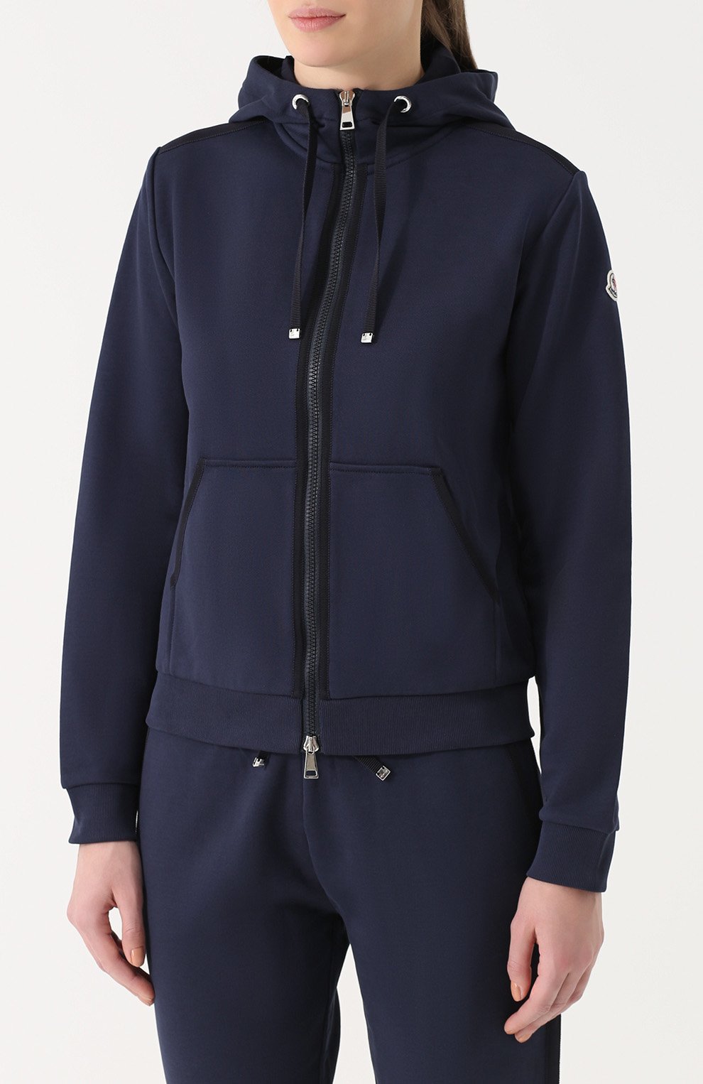 Кардиган на молнии с капюшоном MONCLER, арт. C1-093-84989-00-8098W, фото 3