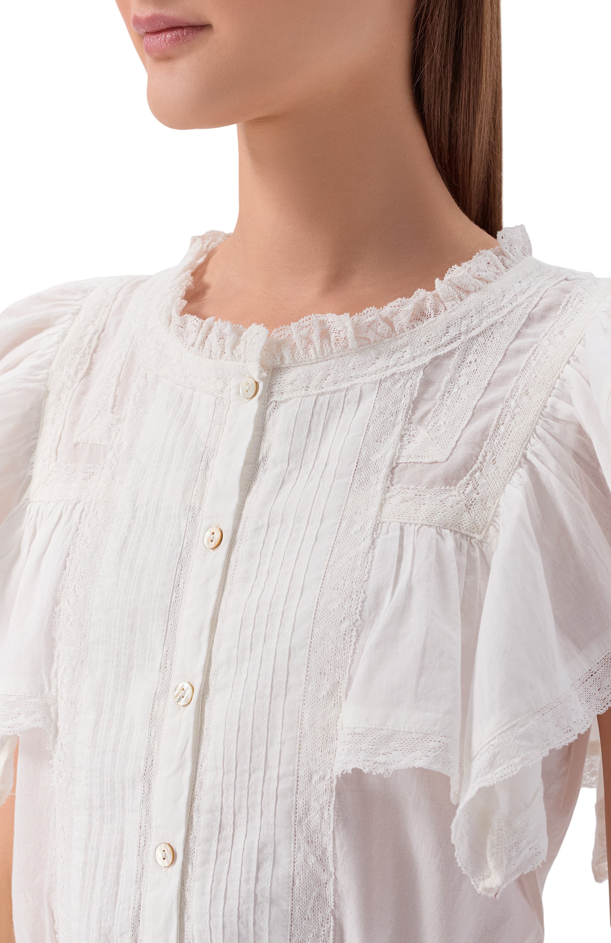 Хлопковый топ LOVE SHACK FANCY, арт. LT215-289, фото 5