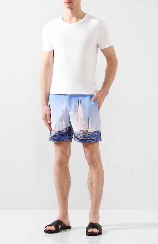 Хлопковая футболка Orlebar Brown Белый, фото 2