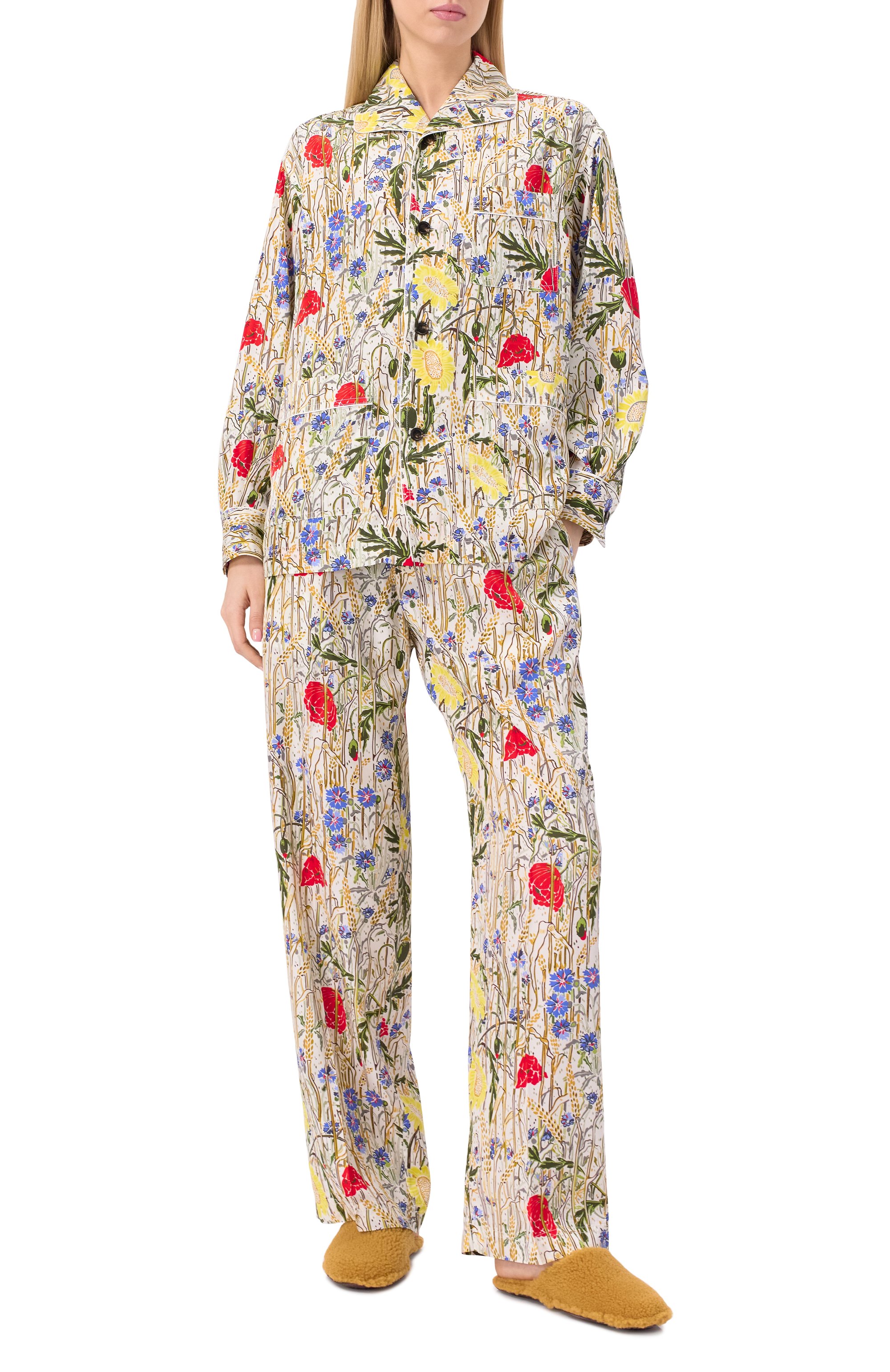 Пижама из вискозы и шелка BOTTEGA VENETA, арт. 817460/V52Y0, фото 2