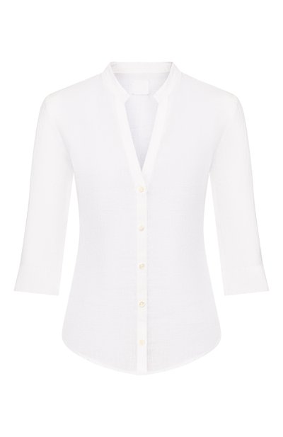 Женская льняная рубашка 120% LINO, арт. R0W1757/0115/000