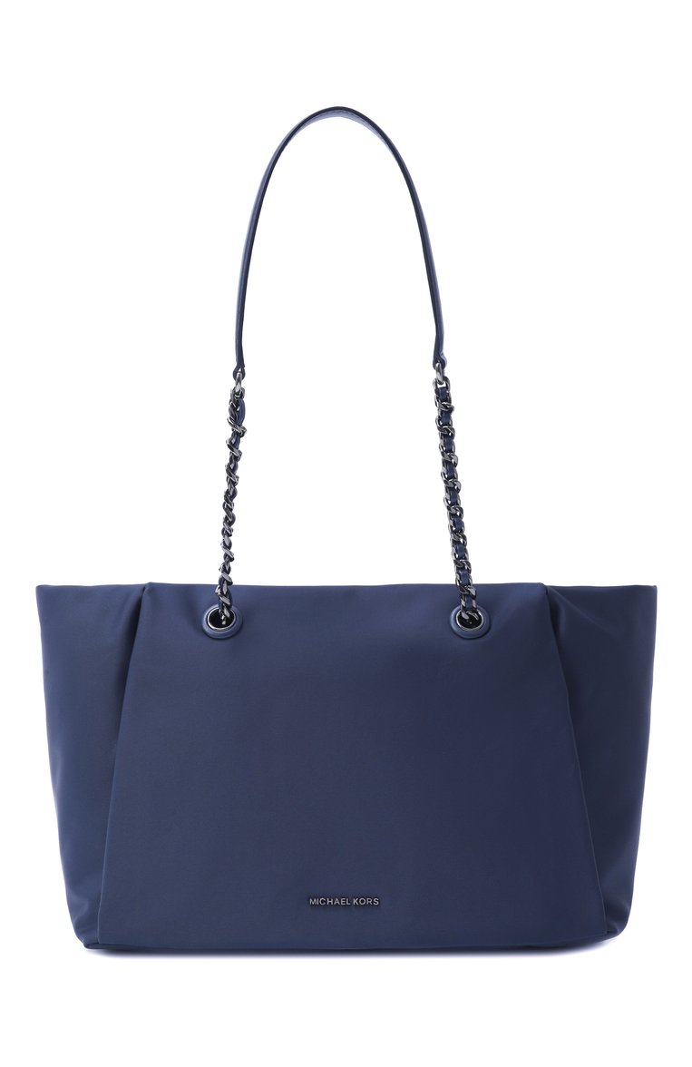 Женская сумка-тоут georgia MICHAEL MICHAEL KORS темно-синего цвета, арт. 30R5SI0T1C | Фото 7 (Размер: large; Материал: Текстиль)