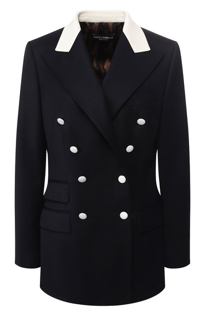 Женский двубортный жакет из шерсти DOLCE & GABBANA, арт. F299NT/FU2SI