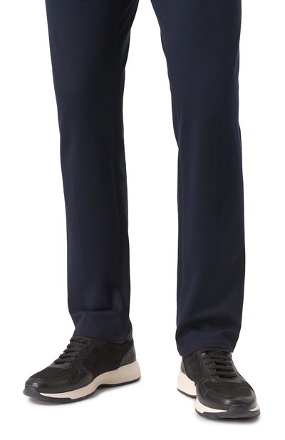 Кожаные кроссовки ZILLI, арт. H0138BM1212VZEV05, фото 3