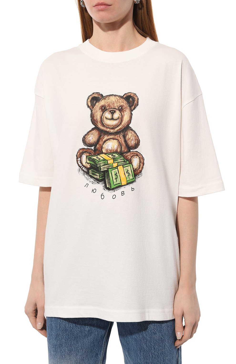 Хлопковая футболка DOMREBEL, арт. TEDDY CASH/T-SHIRT, фото 3