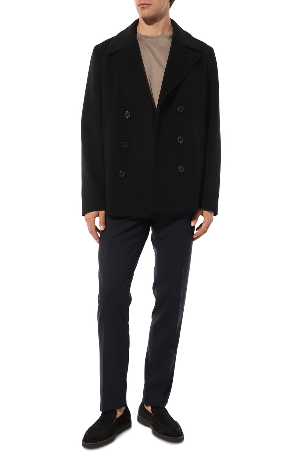 Замшевые лоферы SANTONI, арт. MGDG17824SM0BSJ1, фото 2