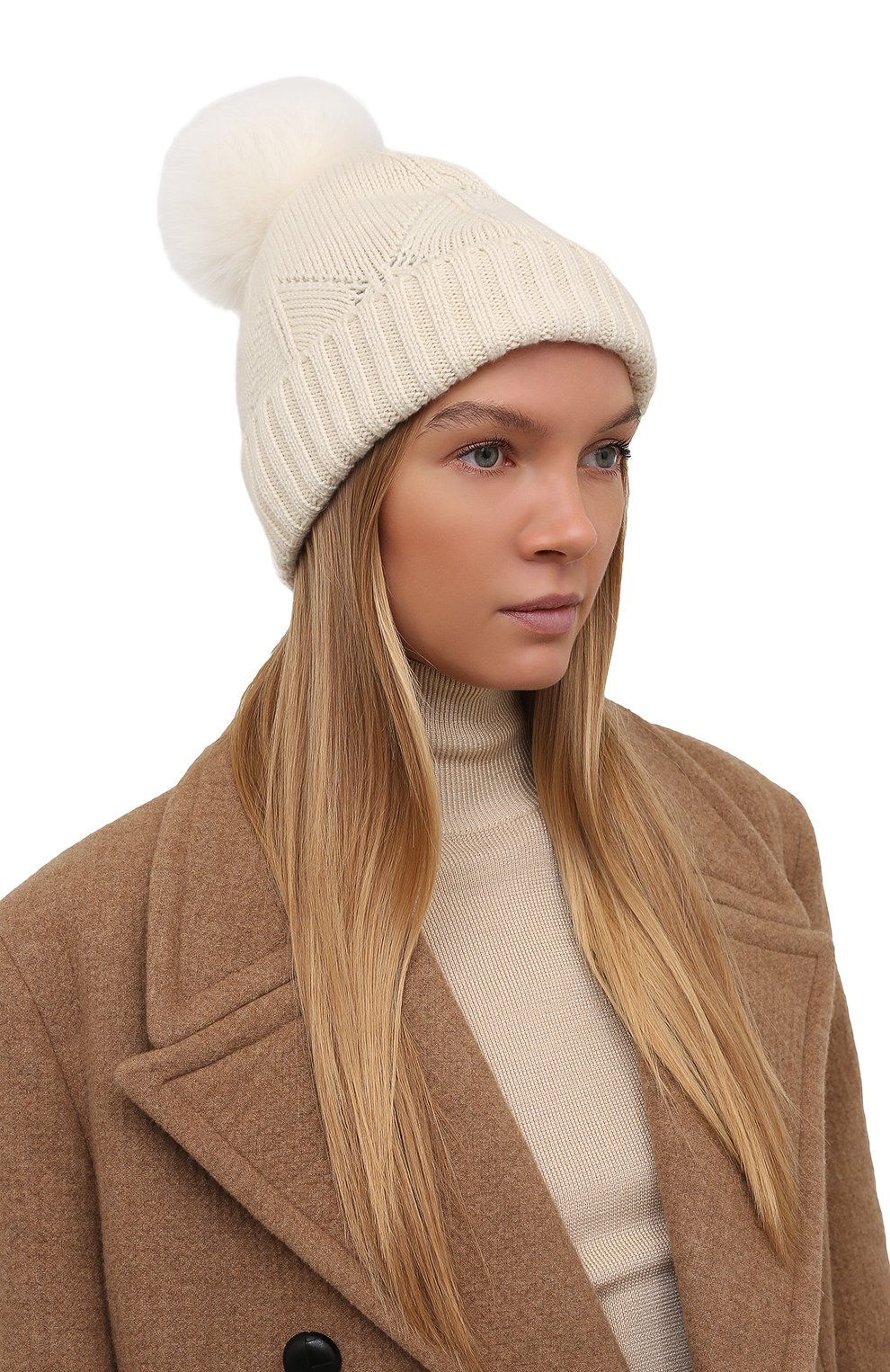 Шапка из кашемира и шерсти LORO PIANA, арт. FAL8942, фото 2