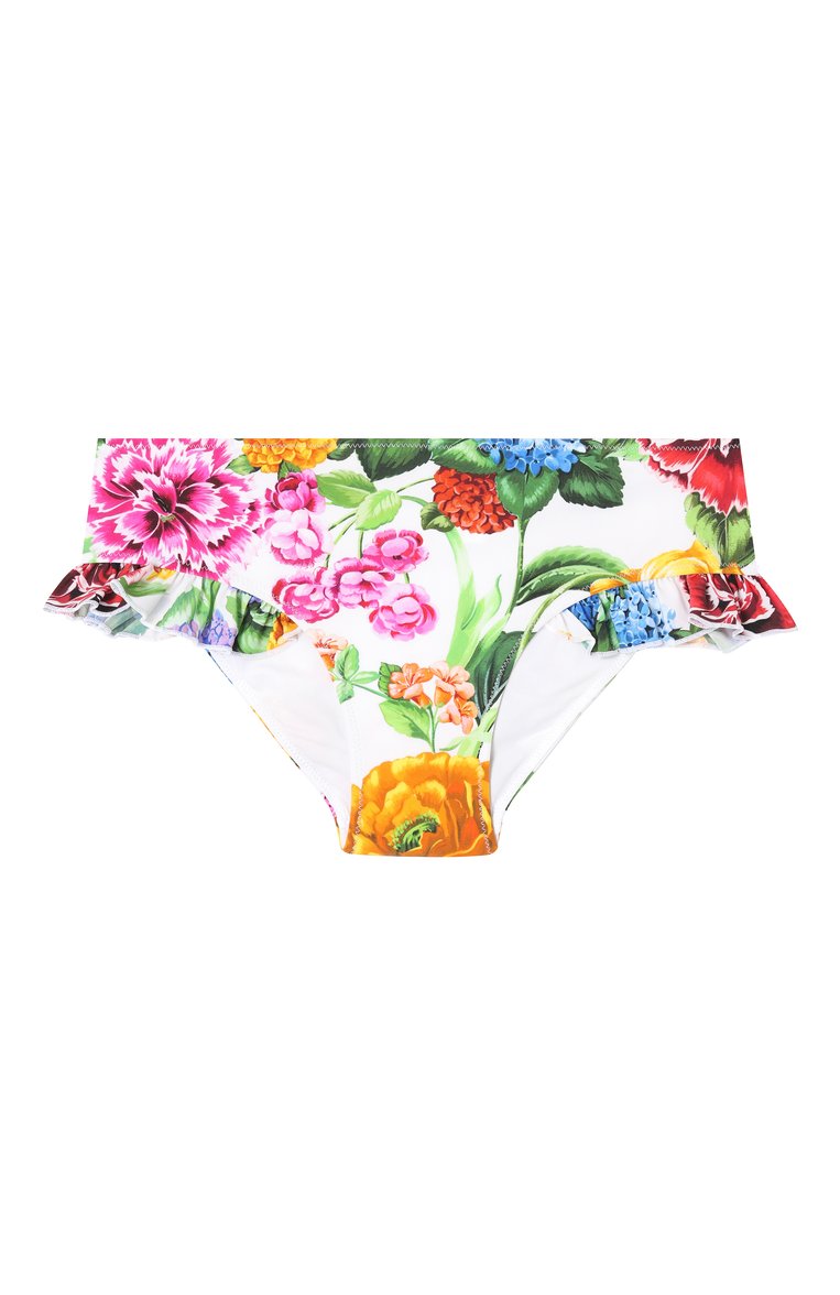 Детского раздельный купальник DOLCE & GABBANA разноцветного цвета, арт. L5J833/0N04R/8-14 | Фото 6 (Нос: Не проставлено; Девочки Кросс-КТ: Купальники-пляж; Материал внешний: Синтетический материал; Автоматизация состава: Проставлено; Ростовка одежда: 8 лет | 128 см, 10 - 11 лет | 140 - 146см, 13 - 15 лет | 158 см, 12 лет | 152 см, 16 лет | 164 см)