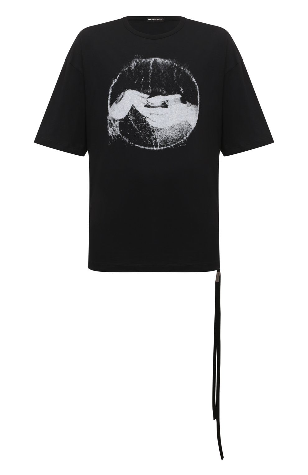 Хлопковая футболка ANN DEMEULEMEESTER, арт. 2402-M-JTS06-37-FA206-099, фото 1