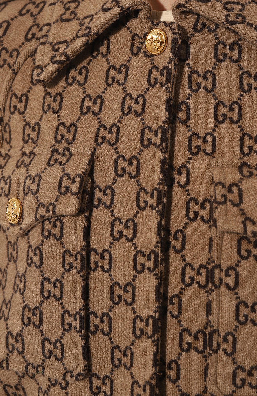 Шерстяной кейп GUCCI, арт. 610488 XKA5U, фото 5