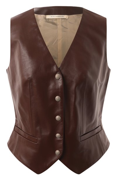 Женский кожаный жилет NOBLE&BRULEE, арт. NB70/140821/33