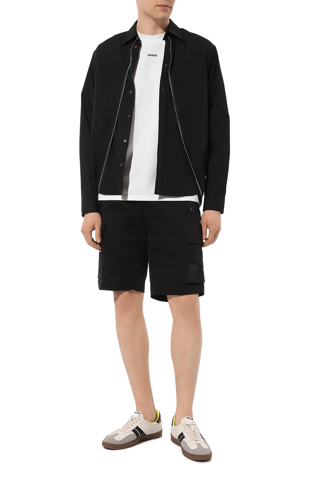 Хлопковые шорты C.P. COMPANY, арт. 16CLBE035A110042A, фото 2