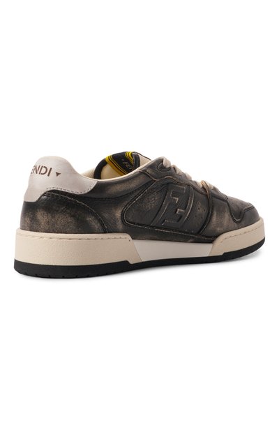 Кожаные кеды match  FENDI, арт. 8E9084/B17Y, фото 5