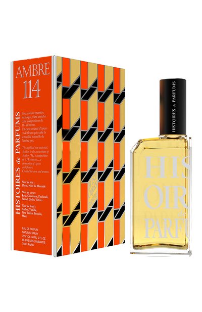 Парфюмерная вода ambre 114 (60ml) HISTOIRES DE PARFUMS, арт. A114B60F, фото 2