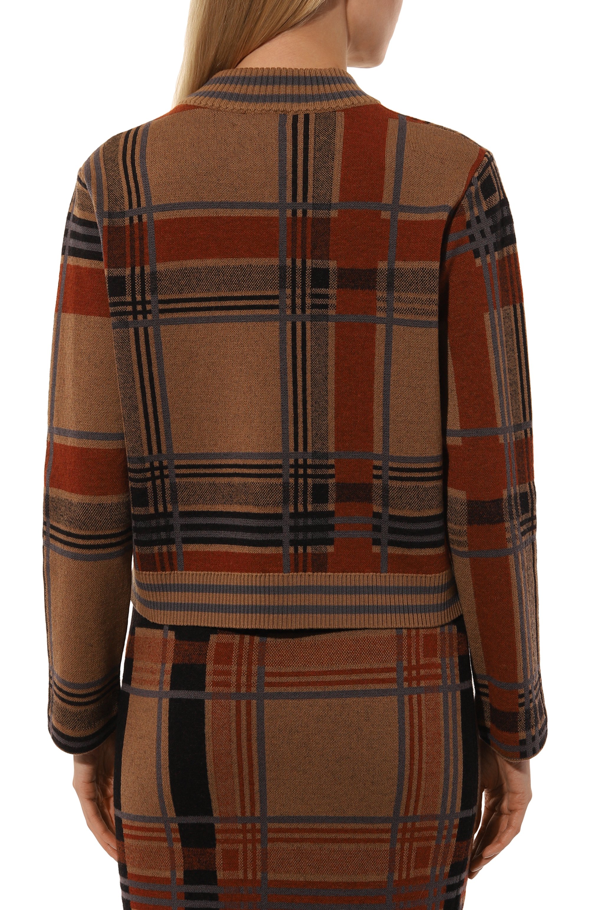 Шерстяной пуловер DRIES VAN NOTEN коричневого цвета по цене 76100 руб., арт. 242-011251-9731, фото 4 Шерстяной пуловер DRIES VAN NOTEN, арт. 242-011251-9731, фото 4