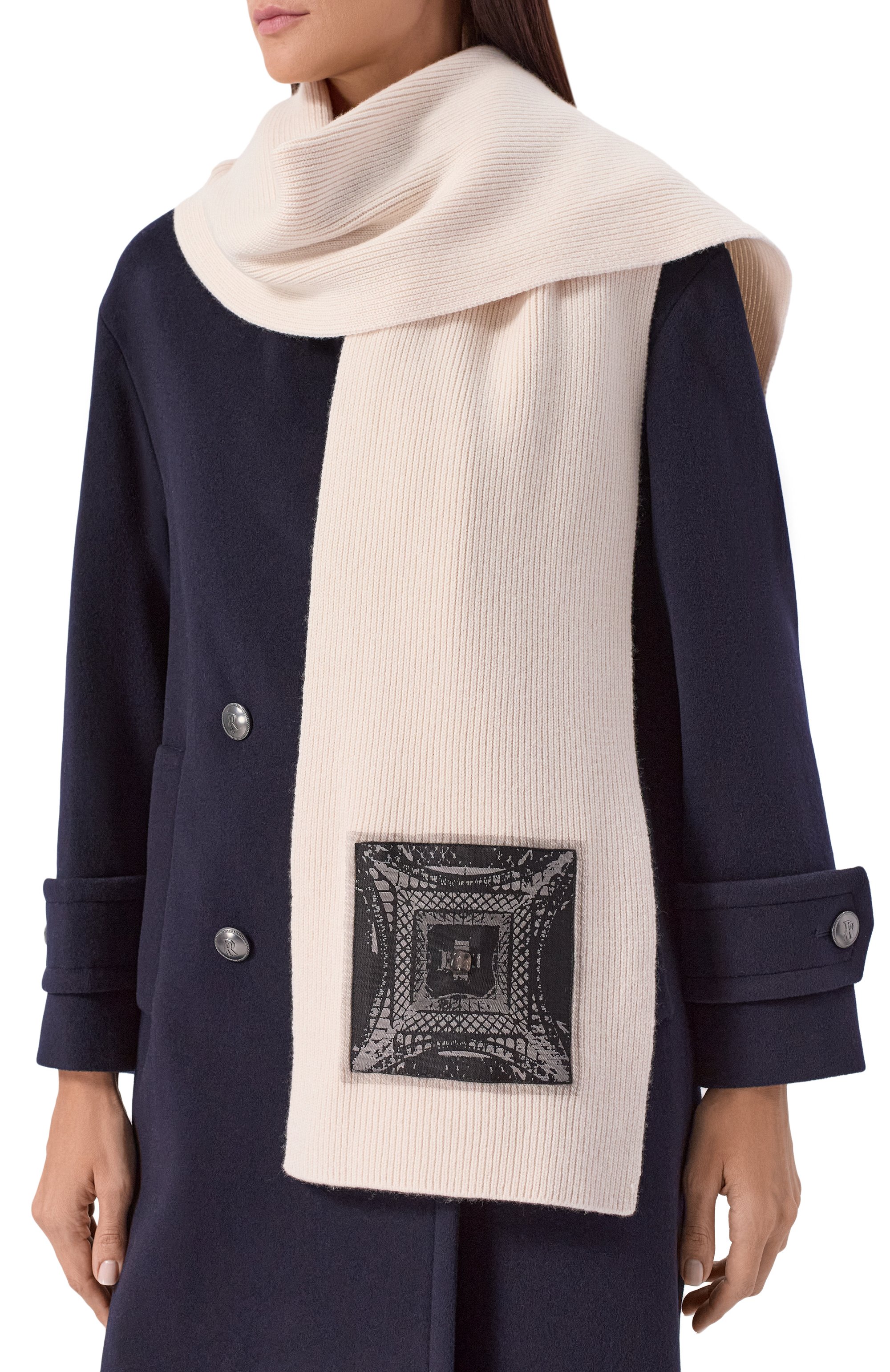 Шарф вертикаль из шерсти и кашемира MIDGARD PARIS, арт. SF84WL-OS-BJ, фото 2