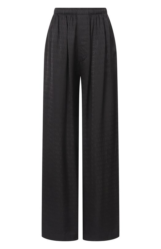 Брюки из вискозы Balenciaga 850696/TT054 Чёрный 850696/TT054
