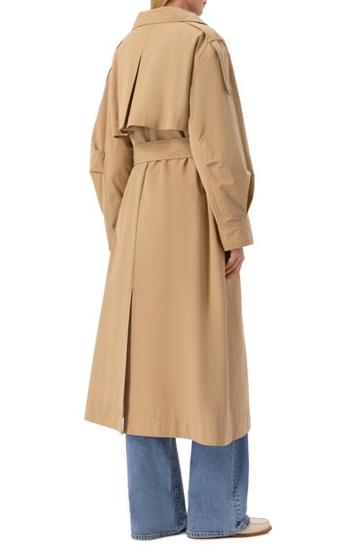 Тренч BOSS ORANGE бежевого цвета по цене 49950 руб., арт. 50552113, фото 4 Тренч BOSS ORANGE, арт. 50552113, фото 4