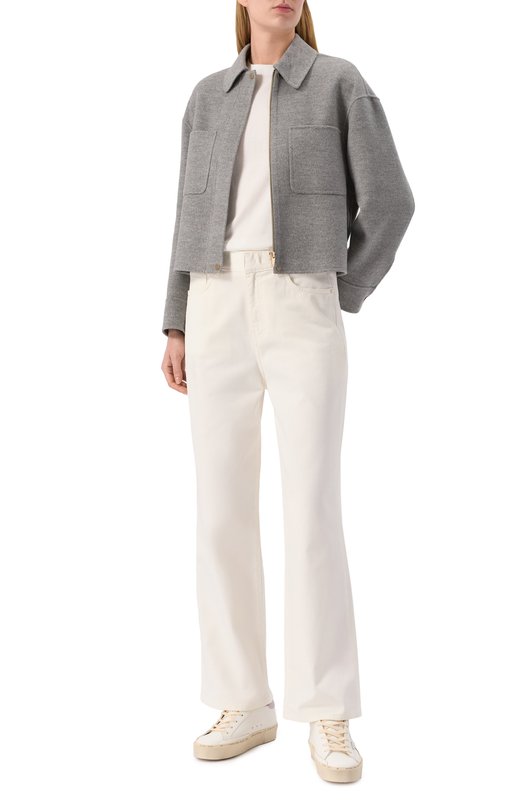 Куртка из шерсти и кашемира Max Mara Studio MADIS0N Серый  MADIS0N Фото 2