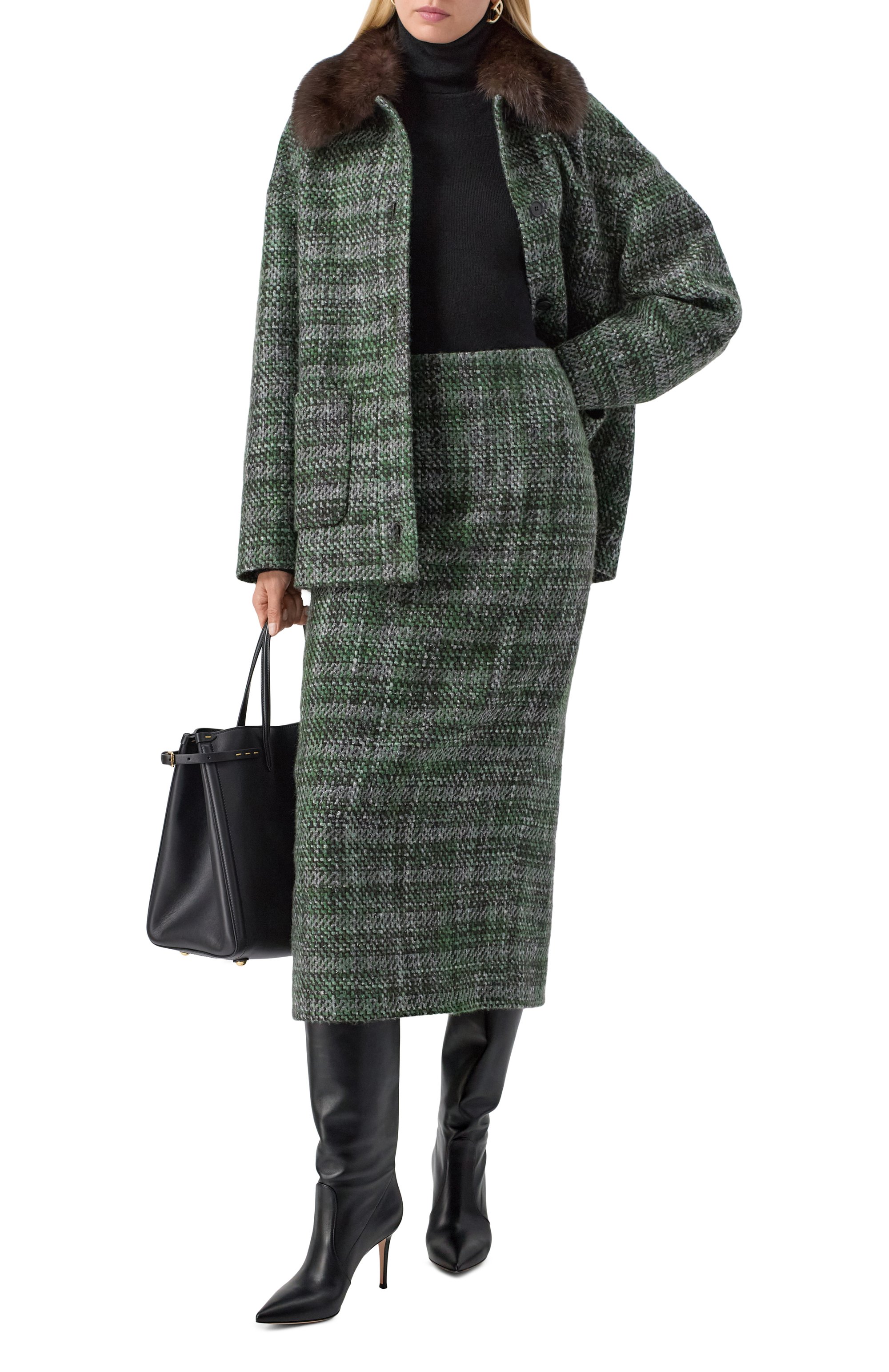 Кожаные сапоги hansen 85 GIANVITO ROSSI, арт. G80626.85RIC.VGINER0, фото 3