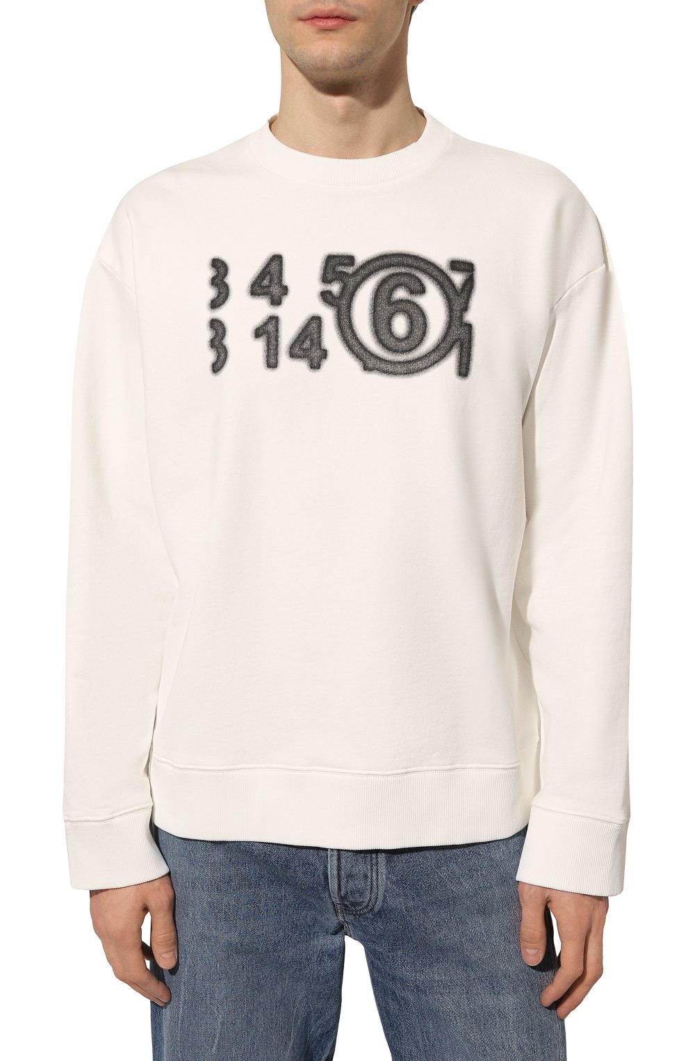 Хлопковый свитшот MM6, арт. S52GU0195/S25537, фото 3