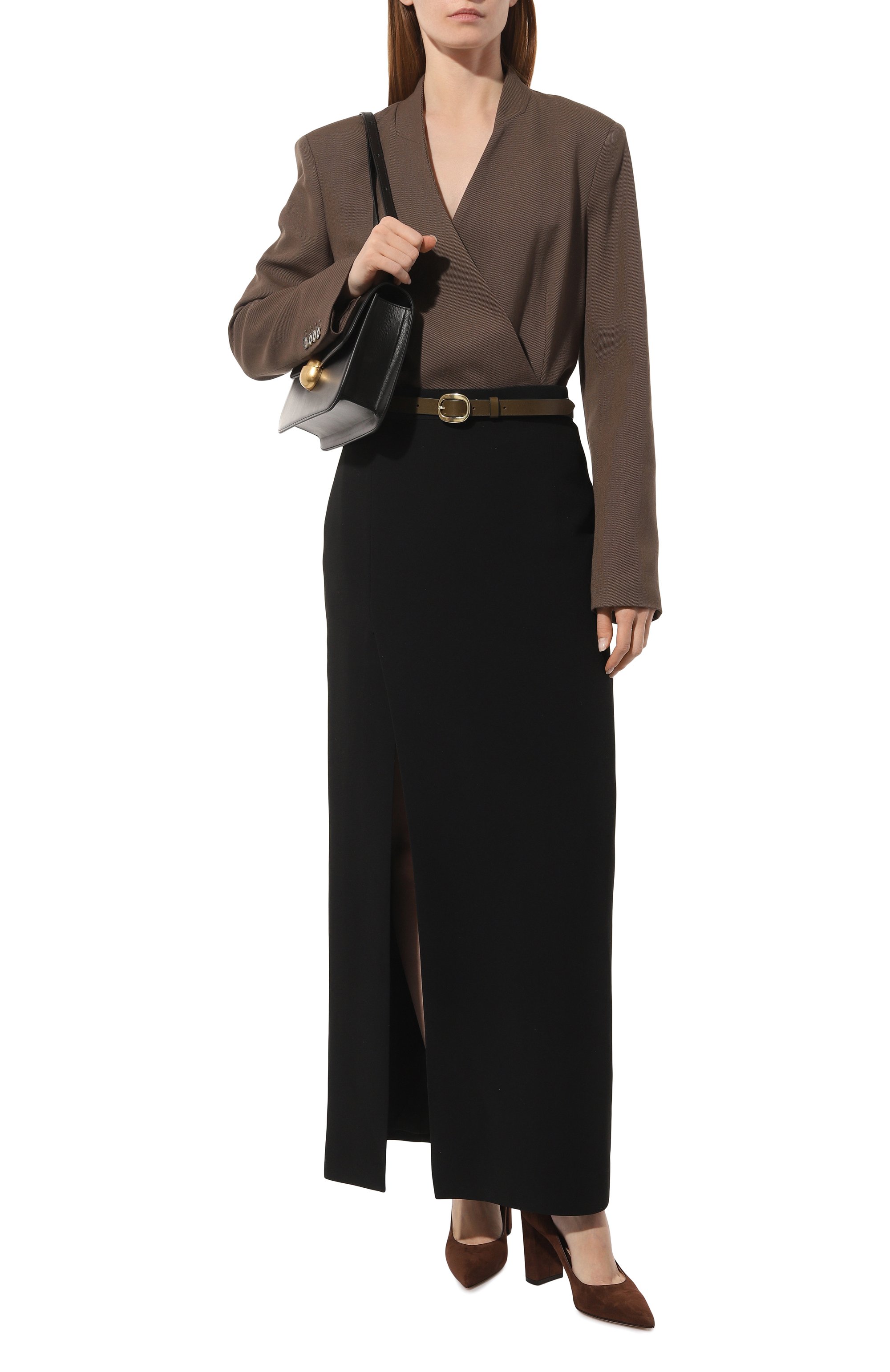 Замшевые туфли piper 85 GIANVITO ROSSI, арт. G21375.85RIC.CAMBR0W, фото 2