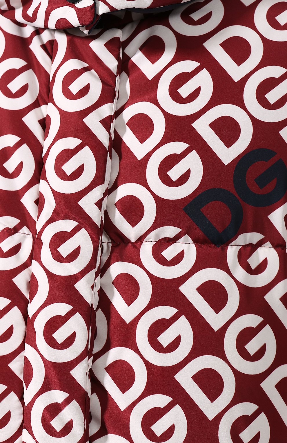 Пуховик DOLCE & GABBANA бордового цвета по цене 354000 руб., арт. F9G19T/HSMG1, фото 5 Пуховик DOLCE & GABBANA, арт. F9G19T/HSMG1, фото 5