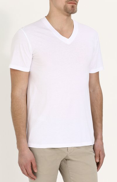 Однотонная футболка с v-образным вырезом TOM FORD, арт. BP229/TFJ915, фото 3